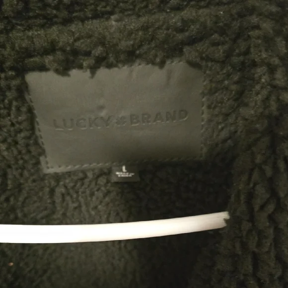 Lucky Brand Black Jean Jacket Contemporary Style - Picture 2 of 3